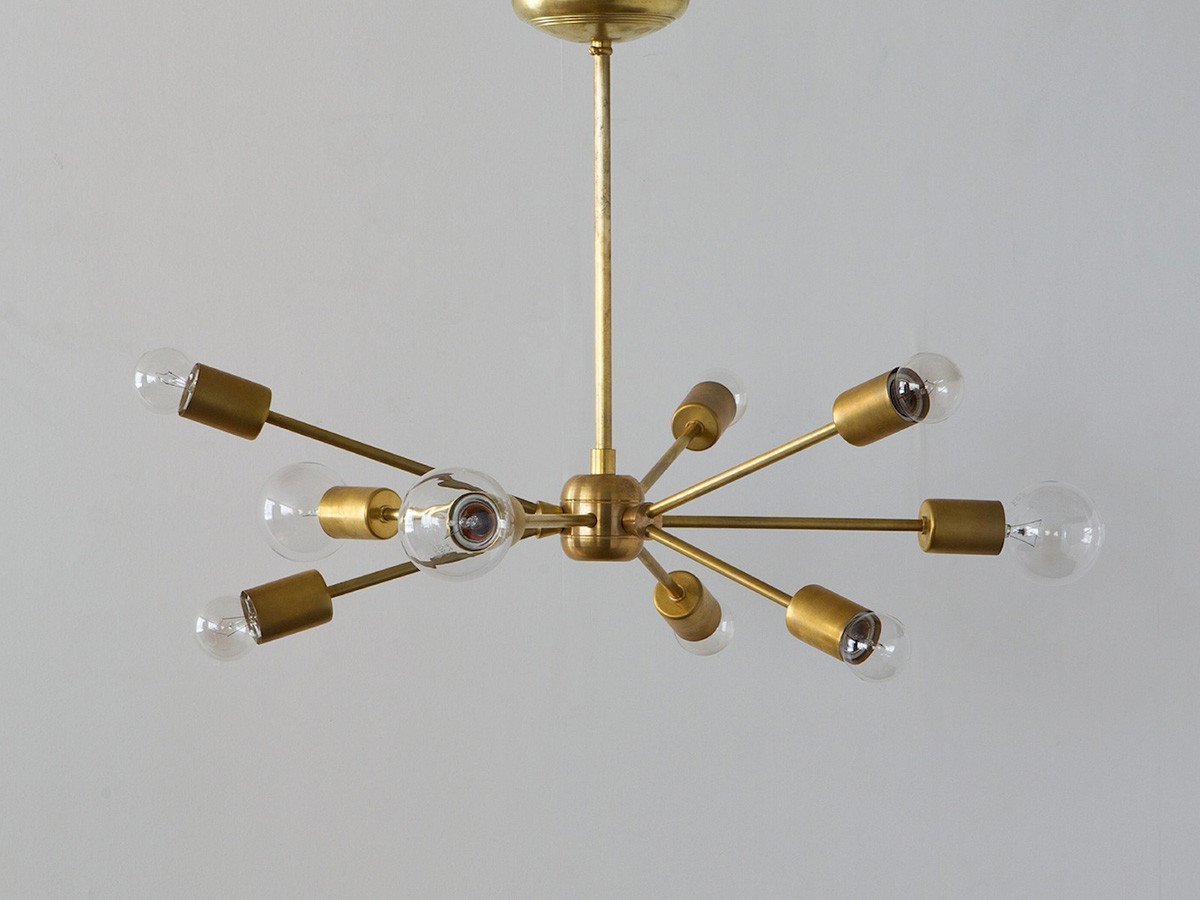 【アクメファニチャー /ACME Furniture / GOODS】のSOLID BRASS LAMP 9ARM / ソリッド ブラスランプ 9アーム 人気、トレンドファッション・服の通販 founy(ファニー) 　送料無料　Free Shipping　フォルム　Form　ヴィンテージ　Vintage　ホーム・キャンプ・アウトドア・お取り寄せ　Home,Garden,Outdoor,Camping Gear　家具・インテリア　Furniture　ライト・照明　Lighting & Light Fixtures　シーリングライト　Ceiling Light　other-2|ID: prp329100000009647 ipo3291000000031542199