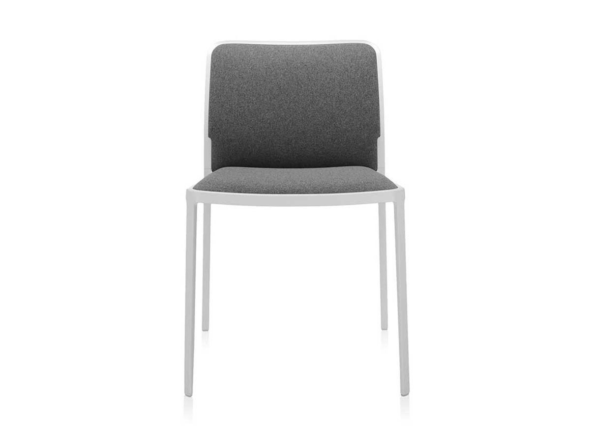 【カルテル/Kartell / GOODS】のAUDREY SOFT / オードリーソフト トレヴィラ(ホワイトフレーム) インテリア・キッズ・メンズ・レディースファッション・服の通販 founy(ファニー) 　送料無料　Free Shipping　ファブリック　Fabric　フレーム　Flame　ホーム・キャンプ・アウトドア・お取り寄せ　Home,Garden,Outdoor,Camping Gear　家具・インテリア　Furniture　チェア・椅子　Chair　ダイニングチェア　Dining Chair　グレイ|ID: prp329100000009664 ipo3291000000030212795