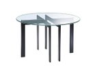 【フライミー ノワール/FLYMEe Noir / GOODS】のGLASS DINING TABLE φ120 / ガラスダイニングテーブル 直径120cm m77189 -|ID:prp329100000009687