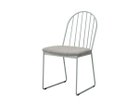 【杉山製作所/Sugiyama Seisakusho / GOODS】のfelice chair mio / フェリーチェ チェア ミオ 張地:HoGR ホルムグレー(Aランク)、フレームサンドブルーグレー、サイズ:座面高41cm|ID: prp329100000009797 ipo3291000000031779568