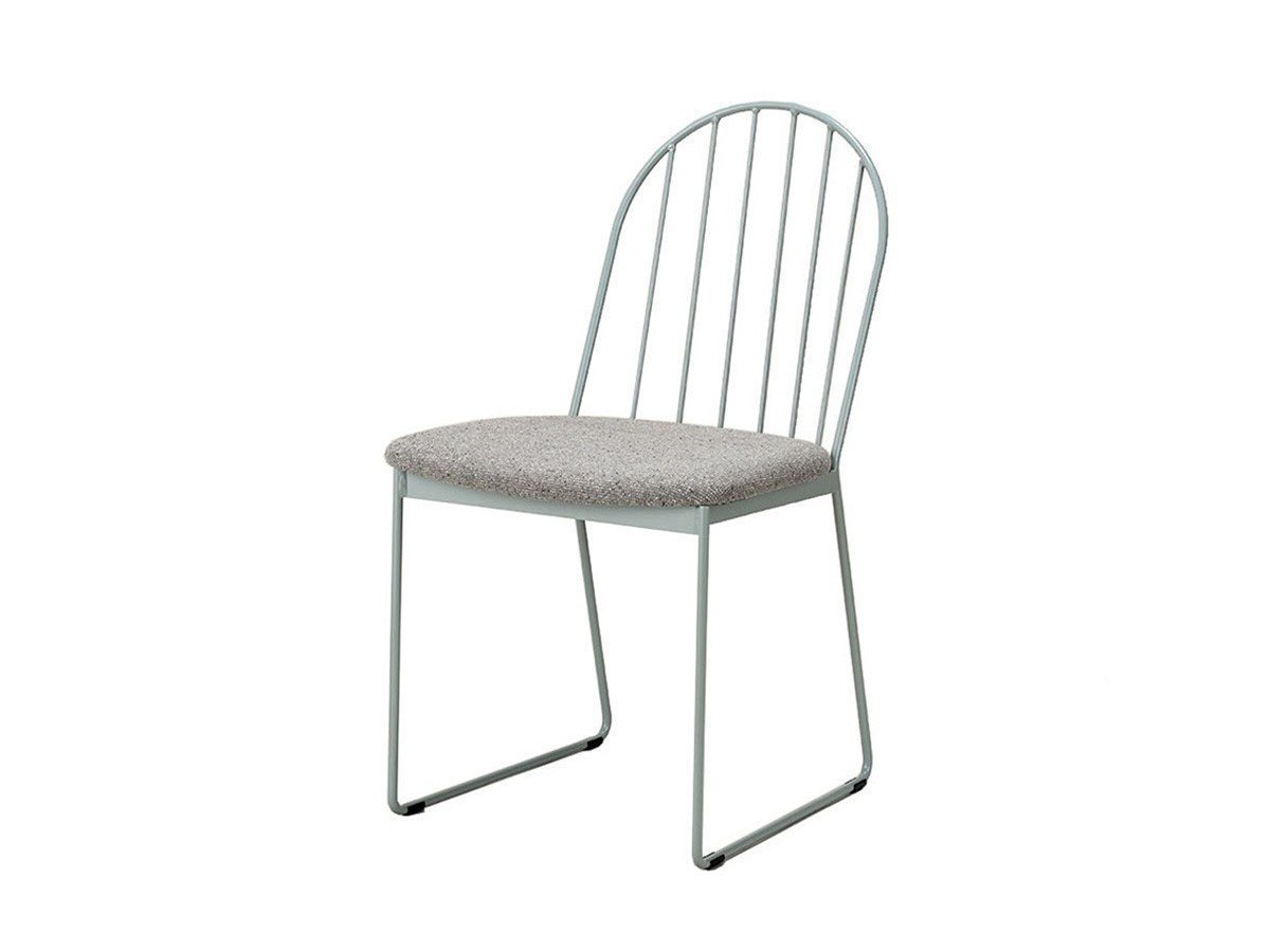 【杉山製作所/Sugiyama Seisakusho / GOODS】のfelice chair mio / フェリーチェ チェア ミオ インテリア・キッズ・メンズ・レディースファッション・服の通販 founy(ファニー) 　送料無料　Free Shipping　コンパクト　Compact　シンプル　Simple　フレーム　Flame　ホーム・キャンプ・アウトドア・お取り寄せ　Home,Garden,Outdoor,Camping Gear　家具・インテリア　Furniture　チェア・椅子　Chair　ダイニングチェア　Dining Chair　張地:HoGR ホルムグレー(Aランク)、フレームサンドブルーグレー、サイズ:座面高41cm|ID: prp329100000009797 ipo3291000000031779568