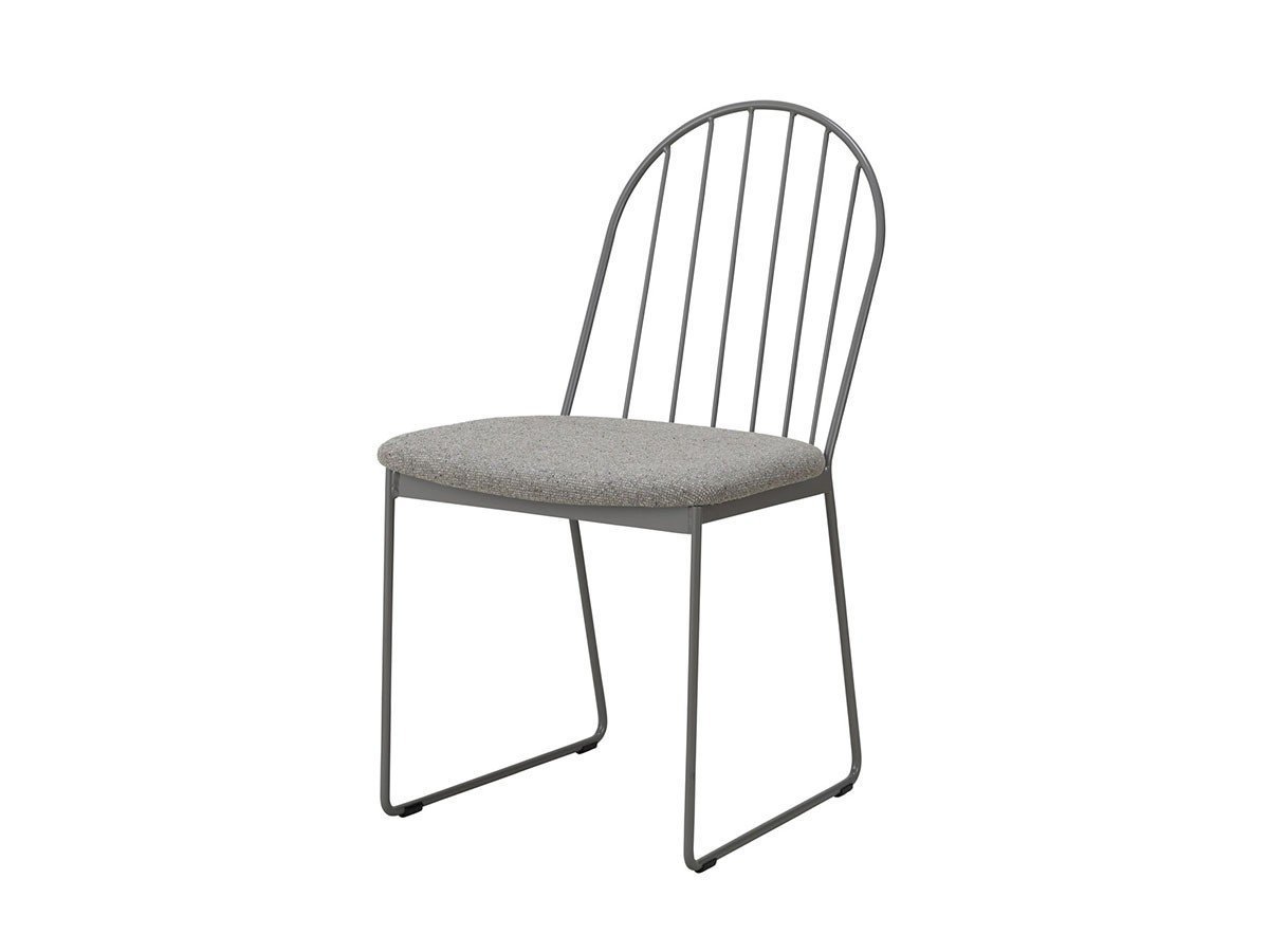 【杉山製作所/Sugiyama Seisakusho / GOODS】のfelice chair mio / フェリーチェ チェア ミオ インテリア・キッズ・メンズ・レディースファッション・服の通販 founy(ファニー) 　送料無料　Free Shipping　コンパクト　Compact　シンプル　Simple　フレーム　Flame　ホーム・キャンプ・アウトドア・お取り寄せ　Home,Garden,Outdoor,Camping Gear　家具・インテリア　Furniture　チェア・椅子　Chair　ダイニングチェア　Dining Chair　張地:ホルム HoGR ホルムグレー(Aランク)、フレームサンドダークグレー、サイズ:座面高41cm|ID: prp329100000009797 ipo3291000000031779571