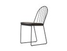 【杉山製作所/Sugiyama Seisakusho / GOODS】のfelice chair mio / フェリーチェ チェア ミオ 張地:牛革 AGBL エージングレザー黒(Bランク)、フレームサンドブラック、サイズ:座面高44cm|ID: prp329100000009797 ipo3291000000031779572