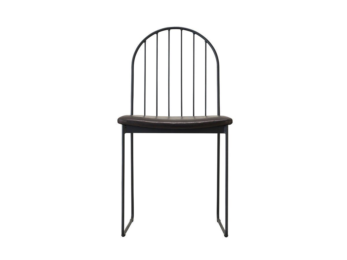 【杉山製作所/Sugiyama Seisakusho / GOODS】のfelice chair mio / フェリーチェ チェア ミオ インテリア・キッズ・メンズ・レディースファッション・服の通販 founy(ファニー) 　送料無料　Free Shipping　コンパクト　Compact　シンプル　Simple　フレーム　Flame　ホーム・キャンプ・アウトドア・お取り寄せ　Home,Garden,Outdoor,Camping Gear　家具・インテリア　Furniture　チェア・椅子　Chair　ダイニングチェア　Dining Chair　張地:牛革 AGBL エージングレザー黒(Bランク)、フレームサンドブラック、サイズ:座面高44cm|ID: prp329100000009797 ipo3291000000031779575