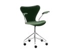 【フリッツ ハンセン/FRITZ HANSEN / GOODS】のSERIES 7 / セブンチェア フルパディング アームチェア キャスター付き回転ベース ベルベット 3217 張地:BELFAST フォレストグリーン(カテゴリー1)|ID: prp329100000009800 ipo3291000000030228730