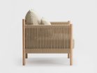 【アリアケ/ARIAKE / GOODS】のBraid Sofa / ブレイド(組紐)ソファ 1シート 大人の最旬トレンドファッション＆コーディネート founy(ファウニー) ペーパー Paper, Kraft Paper ホーム・キャンプ・アウトドア・お取り寄せ Home Living / Home & Lifestyle / Camping Gear / Outdoor Camping 家具・インテリア Home Furniture & Interior. Stylish & Functional Living Spaces ソファー Couches & Sofas thumbnail 張地:B-IV(ファブリック / モリデン)、フレーム:ホワイトオーク|ID: prp329100000009875 ipo3291000000037080376