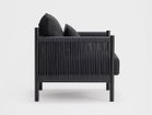 【アリアケ/ARIAKE / GOODS】のBraid Sofa / ブレイド(組紐)ソファ 1シート 大人の最旬トレンドファッション＆コーディネート founy(ファウニー) ペーパー Paper, Kraft Paper ホーム・キャンプ・アウトドア・お取り寄せ Home Living / Home & Lifestyle / Camping Gear / Outdoor Camping 家具・インテリア Home Furniture & Interior. Stylish & Functional Living Spaces ソファー Couches & Sofas thumbnail 張地:B-CGR(ファブリック / モリデン)、フレーム:スミアッシュ|ID: prp329100000009875 ipo3291000000037080378