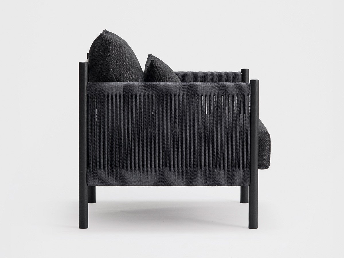 【アリアケ/ARIAKE / GOODS】のBraid Sofa / ブレイド(組紐)ソファ 1シート インテリア・キッズ・メンズ・レディースファッション・服の通販 founy(ファウニー) 　ペーパー　Paper, Kraft Paper　ホーム・キャンプ・アウトドア・お取り寄せ　Home Living / Home & Lifestyle / Camping Gear / Outdoor Camping　家具・インテリア　Home Furniture & Interior. Stylish & Functional Living Spaces　ソファー　Couches & Sofas　張地:B-CGR(ファブリック / モリデン)、フレーム:スミアッシュ|ID: prp329100000009875 ipo3291000000037080378
