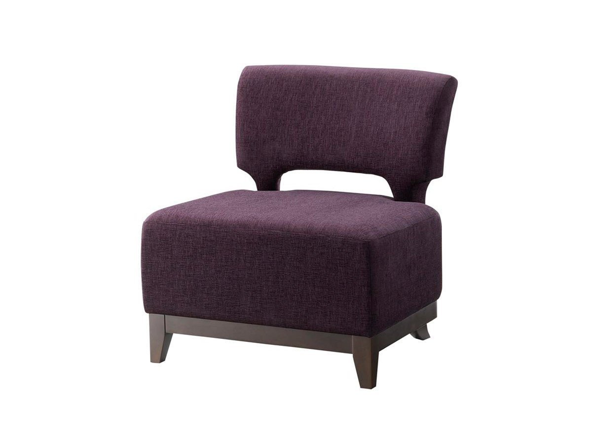 【フライミー ブラン/FLYMEe Blanc / GOODS】のLOUNGE CHAIR / ラウンジチェア n5935 インテリア・キッズ・メンズ・レディースファッション・服の通販 founy(ファニー) 　クラシカル　Classical, Vintage-Inspired　モダン　Modern, Contemporary　ホーム・キャンプ・アウトドア・お取り寄せ　Home Living / Home & Lifestyle / Camping Gear / Outdoor Camping　家具・インテリア　Home Furniture & Interior. Stylish & Functional Living Spaces　チェア・椅子　Seating & Chairs　ラウンジチェア・リクライナー　Lounge Chairs / Recliners　張地:エーディ パープル(Cランク)、脚部ダークブラウン|ID: prp329100000009911 ipo3291000000030246884