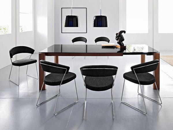 【カリガリス/Calligaris / GOODS】のOMNIA / オムニア セラミック天板 CS/4058-R 160 インテリア・キッズ・メンズ・レディースファッション・服の通販 founy(ファニー) シンプル Simple, Minimal スタイリッシュ Stylish, Fashionable テーブル Table, Dining Table フォルム Silhouette, Form フレーム Frame, Outline ホーム・キャンプ・アウトドア・お取り寄せ Home Living / Home & Lifestyle / Camping Gear / Outdoor Camping 家具・インテリア Home Furniture & Interior. Stylish & Functional Living Spaces テーブル Dining, Coffee & Side Tables ダイニングテーブル・食卓テーブル Dining Tables 天板GB フロストブラック、脚部P201 ウォールナット|ID: prp329100000010047 ipo3291000000036644625
