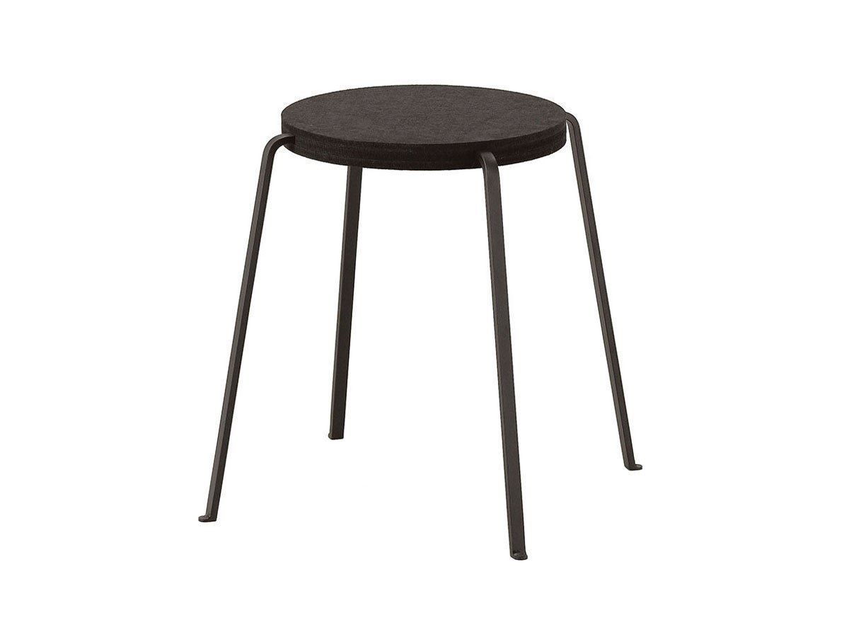 【杉山製作所/Sugiyama Seisakusho / GOODS】のWORKER STACKING STOOL / ワーカー スタッキングスツール インテリア・キッズ・メンズ・レディースファッション・服の通販 founy(ファニー) 　送料無料　Free Shipping　フェルト　Felt　フレーム　Flame　ホーム・キャンプ・アウトドア・お取り寄せ　Home,Garden,Outdoor,Camping Gear　家具・インテリア　Furniture　チェア・椅子　Chair　スツール　Stool　ブラック|ID: prp329100000010091 ipo3291000000030237135