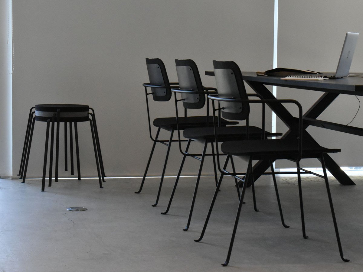 【杉山製作所/Sugiyama Seisakusho / GOODS】のWORKER STACKING STOOL / ワーカー スタッキングスツール 人気、トレンドファッション・服の通販 founy(ファニー) 　送料無料　Free Shipping　フェルト　Felt　フレーム　Flame　ホーム・キャンプ・アウトドア・お取り寄せ　Home,Garden,Outdoor,Camping Gear　家具・インテリア　Furniture　チェア・椅子　Chair　スツール　Stool　other-3|ID: prp329100000010091 ipo3291000000031550157