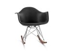 【ハーマンミラー/Herman Miller / GOODS】のEames Molded Plastic Arm Shell Chair / イームズ プラスチックアームシェルチェア ロッカーベース RAR. シェルブラック、ベーストリバレントクローム、ウッドウォールナット|ID: prp329100000010092 ipo3291000000034617260
