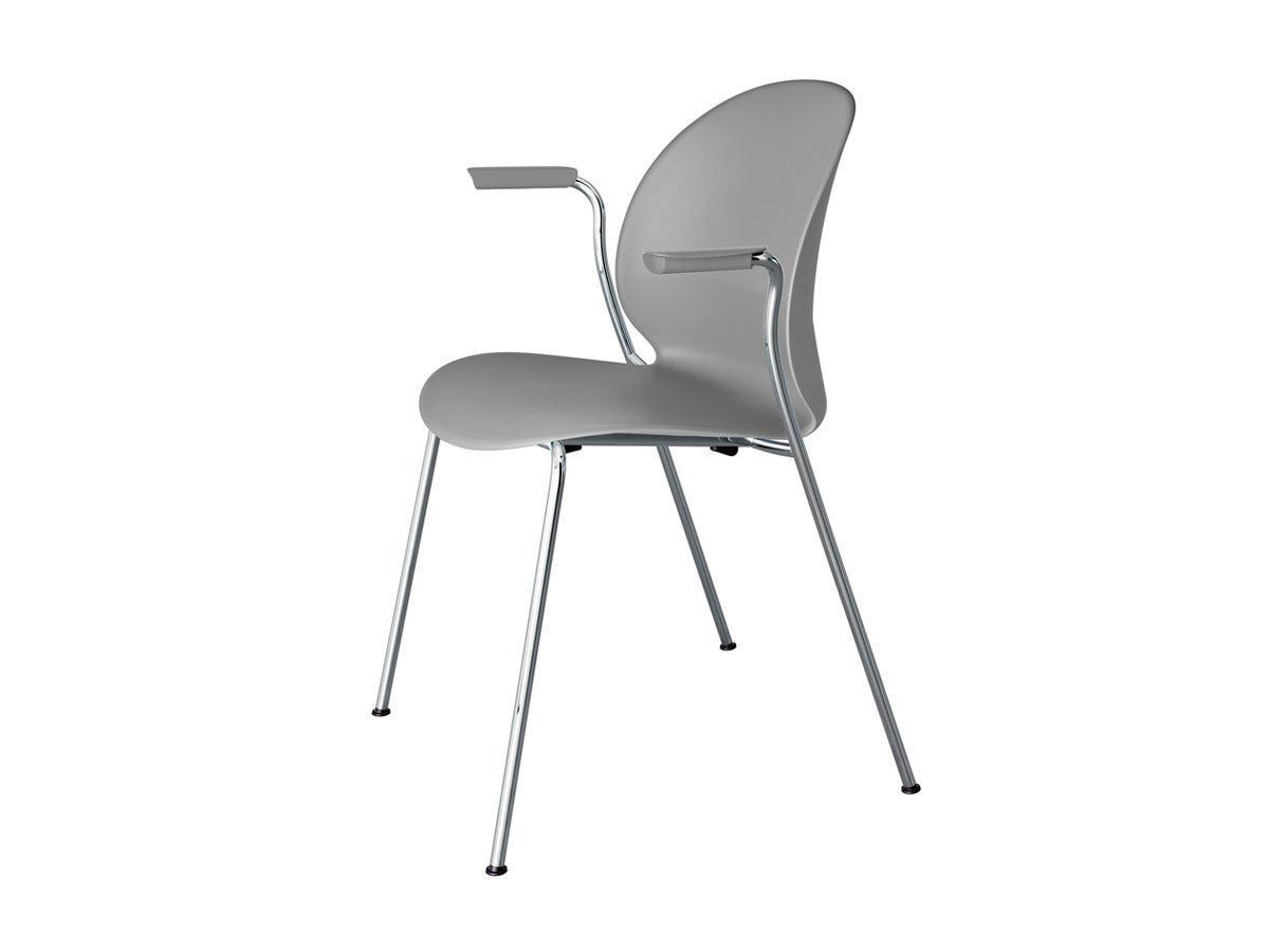 【フリッツ ハンセン/FRITZ HANSEN / GOODS】のN02 RECYCLE / N02 リサイクル アームチェア クロームベース N02-11 インテリア・キッズ・メンズ・レディースファッション・服の通販 founy(ファニー) 　送料無料　Free Shipping　テーブル　Table, Dining Table　ワーク　Workwear, Utility Style　ホーム・キャンプ・アウトドア・お取り寄せ　Home Living / Home & Lifestyle / Camping Gear / Outdoor Camping　家具・インテリア　Home Furniture & Interior. Stylish & Functional Living Spaces　チェア・椅子　Seating & Chairs　ダイニングチェア・木製チェア　Dining Chairs　ホーム・キャンプ・アウトドア・お取り寄せ　Home Living / Home & Lifestyle / Camping Gear / Outdoor Camping　家具・インテリア　Home Furniture & Interior. Stylish & Functional Living Spaces　チェア・椅子　Seating & Chairs　アームチェア・アクセントチェア　Armchairs & Accent Chairs　グレー|ID: prp329100000010123 ipo3291000000033062966