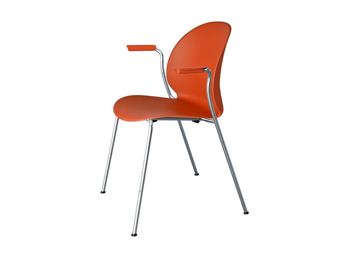 【フリッツ ハンセン/FRITZ HANSEN / GOODS】のN02 RECYCLE / N02 リサイクル アームチェア クロームベース N02-11 インテリア・キッズ・メンズ・レディースファッション・服の通販 founy(ファニー) 　送料無料　Free Shipping　テーブル　Table, Dining Table　ワーク　Workwear, Utility Style　ホーム・キャンプ・アウトドア・お取り寄せ　Home Living / Home & Lifestyle / Camping Gear / Outdoor Camping　家具・インテリア　Home Furniture & Interior. Stylish & Functional Living Spaces　チェア・椅子　Seating & Chairs　ダイニングチェア・木製チェア　Dining Chairs　ホーム・キャンプ・アウトドア・お取り寄せ　Home Living / Home & Lifestyle / Camping Gear / Outdoor Camping　家具・インテリア　Home Furniture & Interior. Stylish & Functional Living Spaces　チェア・椅子　Seating & Chairs　アームチェア・アクセントチェア　Armchairs & Accent Chairs　ダークオレンジ|ID: prp329100000010123 ipo3291000000033062968