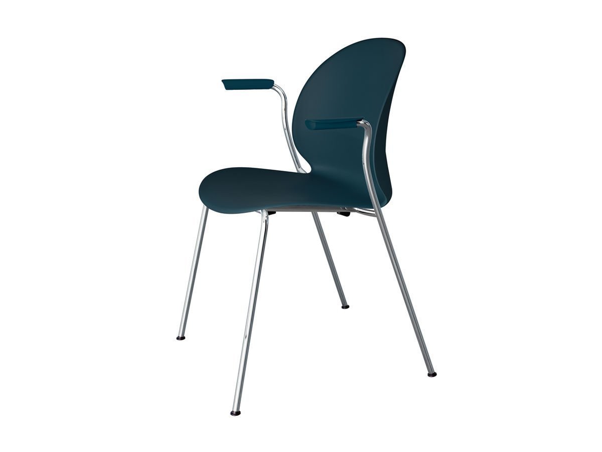 【フリッツ ハンセン/FRITZ HANSEN / GOODS】のN02 RECYCLE / N02 リサイクル アームチェア クロームベース N02-11 インテリア・キッズ・メンズ・レディースファッション・服の通販 founy(ファニー) 　送料無料　Free Shipping　テーブル　Table, Dining Table　ワーク　Workwear, Utility Style　ホーム・キャンプ・アウトドア・お取り寄せ　Home Living / Home & Lifestyle / Camping Gear / Outdoor Camping　家具・インテリア　Home Furniture & Interior. Stylish & Functional Living Spaces　チェア・椅子　Seating & Chairs　ダイニングチェア・木製チェア　Dining Chairs　ホーム・キャンプ・アウトドア・お取り寄せ　Home Living / Home & Lifestyle / Camping Gear / Outdoor Camping　家具・インテリア　Home Furniture & Interior. Stylish & Functional Living Spaces　チェア・椅子　Seating & Chairs　アームチェア・アクセントチェア　Armchairs & Accent Chairs　ダークブルー|ID: prp329100000010123 ipo3291000000033062971