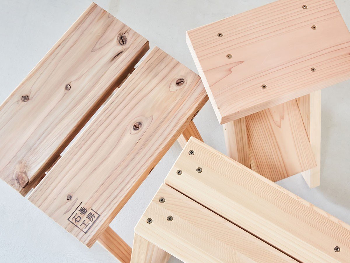 【石巻工房/Ishinomaki Laboratory / GOODS】のKOBO ST-DESK / 工房 ST-デスク インテリア・キッズ・メンズ・レディースファッション・服の通販 founy(ファニー) 　コルク　Cork　コンパクト　Compact　シンプル　Simple　テーブル　Table　デスク　Desk　ワーク　Work　抗菌　Antibacterial　ホーム・キャンプ・アウトドア・お取り寄せ　Home,Garden,Outdoor,Camping Gear　家具・インテリア　Furniture　テーブル　Table　ダイニングテーブル　Dining Table　木材参考イメージ:(左から時計回り)屋久島地杉、栗駒杉、レッドシダー集成材|ID: prp329100000010170 ipo3291000000030243515