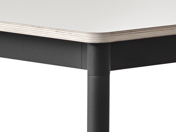 【ムート/MUUTO / GOODS】のBASE TABLE / ベーステーブル 140 × 80 インテリア・キッズ・メンズ・レディースファッション・服の通販 founy(ファニー) 　アクリル　Acrylic　シンプル　Simple　テーブル　Table　フィット　Fit　フレーム　Flame　ホーム・キャンプ・アウトドア・お取り寄せ　Home,Garden,Outdoor,Camping Gear　家具・インテリア　Home Furniture & Interior. Stylish & Functional Living Spaces　テーブル　Table　ダイニングテーブル　Dining Table　ホワイトラミネート / プライウッド / ブラック|ID: prp329100000010192 ipo3291000000030182800