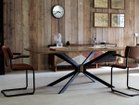 【ノットアンティークス/knot antiques / CRASH GATE / GOODS】のMERLIN TABLE / マーリン テーブル 幅200cm 建築造形を彷彿とさせる脚部のデザインが目を引きます。|ID:prp329100000010200