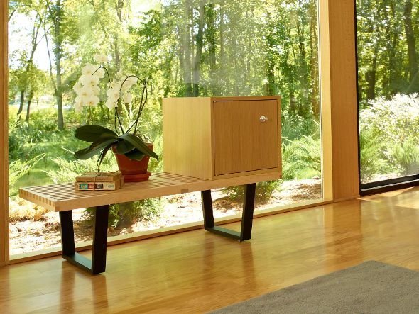 【ハーマンミラー/Herman Miller / GOODS】のNelson Platform Bench / ネルソンプラットフォームベンチ 人気、トレンドファッション・服の通販 founy(ファニー) 　テーブル　Table　モダン　Modern　ホーム・キャンプ・アウトドア・お取り寄せ　Home,Garden,Outdoor,Camping Gear　家具・インテリア　Furniture　チェア・椅子　Chair　ベンチ・ダイニングベンチ　Bench/Dining Bench　other-4|ID: prp329100000010211 ipo3291000000031550095