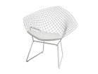 【ノル/Knoll / GOODS】のBertoia Collection Diamond Chair / ベルトイア コレクション ダイヤモンド チェア(シードパッド付) 本体ホワイト|ID: prp329100000010264 ipo3291000000030224195