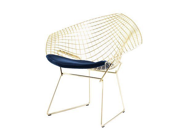 【ノル/Knoll / GOODS】のBertoia Collection Diamond Chair / ベルトイア コレクション ダイヤモンド チェア(シードパッド付) 人気、トレンドファッション・服の通販 founy(ファニー) 　コレクション　Collection　スタイリッシュ　Stylish　ダイヤモンド　Diamond　フレーム　Flame　モダン　Modern　ホーム・キャンプ・アウトドア・お取り寄せ　Home,Garden,Outdoor,Camping Gear　家具・インテリア　Furniture　チェア・椅子　Chair　ラウンジチェア　Lounge Chair　other-3|ID: prp329100000010264 ipo3291000000031547256