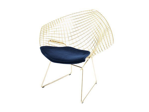 【ノル/Knoll / GOODS】のBertoia Collection Diamond Chair / ベルトイア コレクション ダイヤモンド チェア(シードパッド付) 人気、トレンドファッション・服の通販 founy(ファニー) 　コレクション　Collection　スタイリッシュ　Stylish　ダイヤモンド　Diamond　フレーム　Flame　モダン　Modern　ホーム・キャンプ・アウトドア・お取り寄せ　Home,Garden,Outdoor,Camping Gear　家具・インテリア　Furniture　チェア・椅子　Chair　ラウンジチェア　Lounge Chair　other-4|ID: prp329100000010264 ipo3291000000031547258