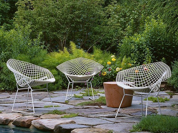 【ノル/Knoll / GOODS】のBertoia Collection Diamond Chair / ベルトイア コレクション ダイヤモンド チェア(シードパッド付) 人気、トレンドファッション・服の通販 founy(ファニー) 　コレクション　Collection　スタイリッシュ　Stylish　ダイヤモンド　Diamond　フレーム　Flame　モダン　Modern　ホーム・キャンプ・アウトドア・お取り寄せ　Home,Garden,Outdoor,Camping Gear　家具・インテリア　Furniture　チェア・椅子　Chair　ラウンジチェア　Lounge Chair　other-5|ID: prp329100000010264 ipo3291000000031547260