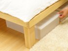 【フライミー ジャパン スタイル/FLYMEe Japan-Style / GOODS】のSingle Bed / シングルベッド 桐すのこ 角脚 #19000 ベット下にはボックスを入れることができるので便利です。|ID: prp329100000010271 ipo3291000000025311281