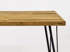 【ラフアンドタフ/ROUGH & TOUGH / GOODS】のDECCA Dining Table / デッカ ダイニングテーブル 天板側面には刻印が施されています。|ID:prp329100000010350