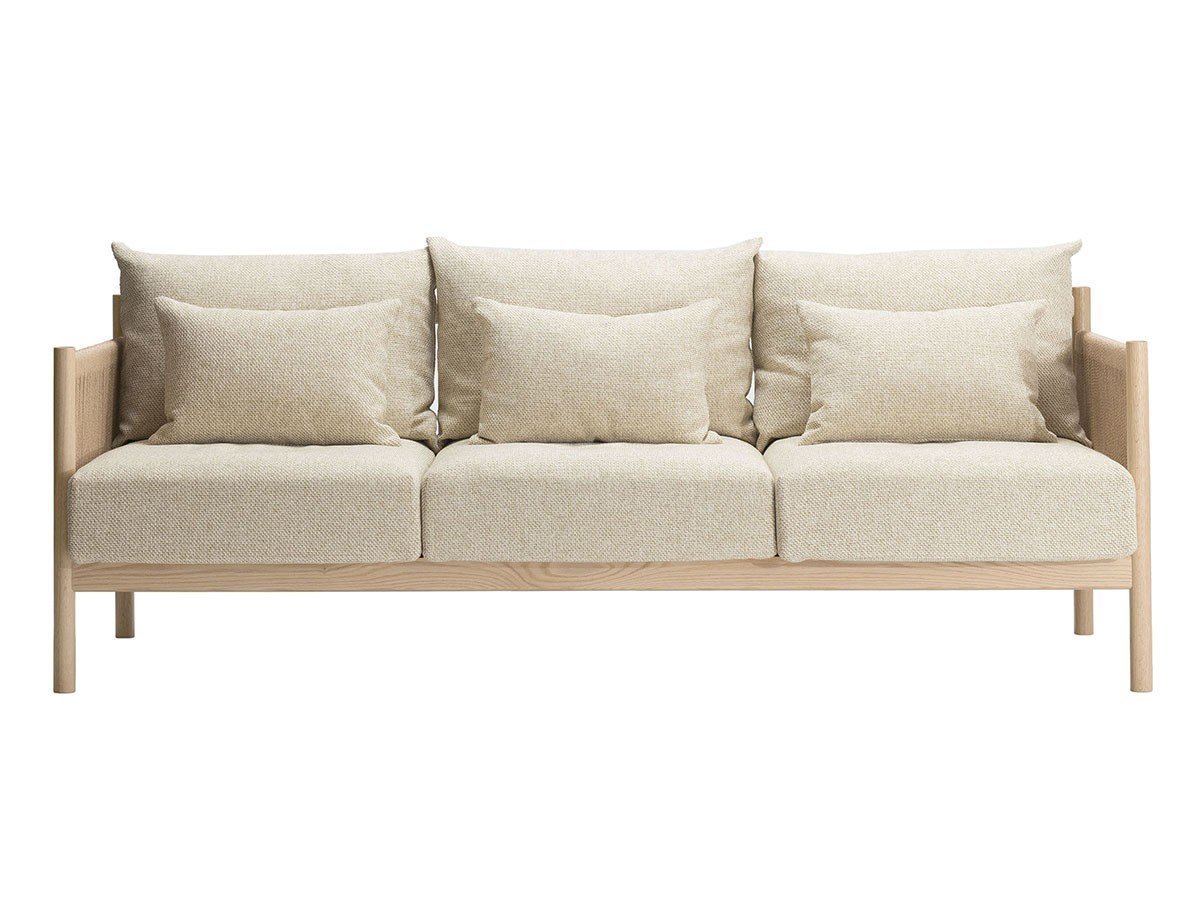 【アリアケ/ARIAKE / GOODS】のBraid Sofa / ブレイド(組紐)ソファ 3シート インテリア・キッズ・メンズ・レディースファッション・服の通販 founy(ファニー) 　ペーパー　Paper, Kraft Paper　ホーム・キャンプ・アウトドア・お取り寄せ　Home Living / Home & Lifestyle / Camping Gear / Outdoor Camping　家具・インテリア　Home Furniture & Interior. Stylish & Functional Living Spaces　ソファー　Couches & Sofas　張地:B-IV(ファブリック / モリデン)、フレーム:ホワイトオーク|ID: prp329100000010369 ipo3291000000036763972