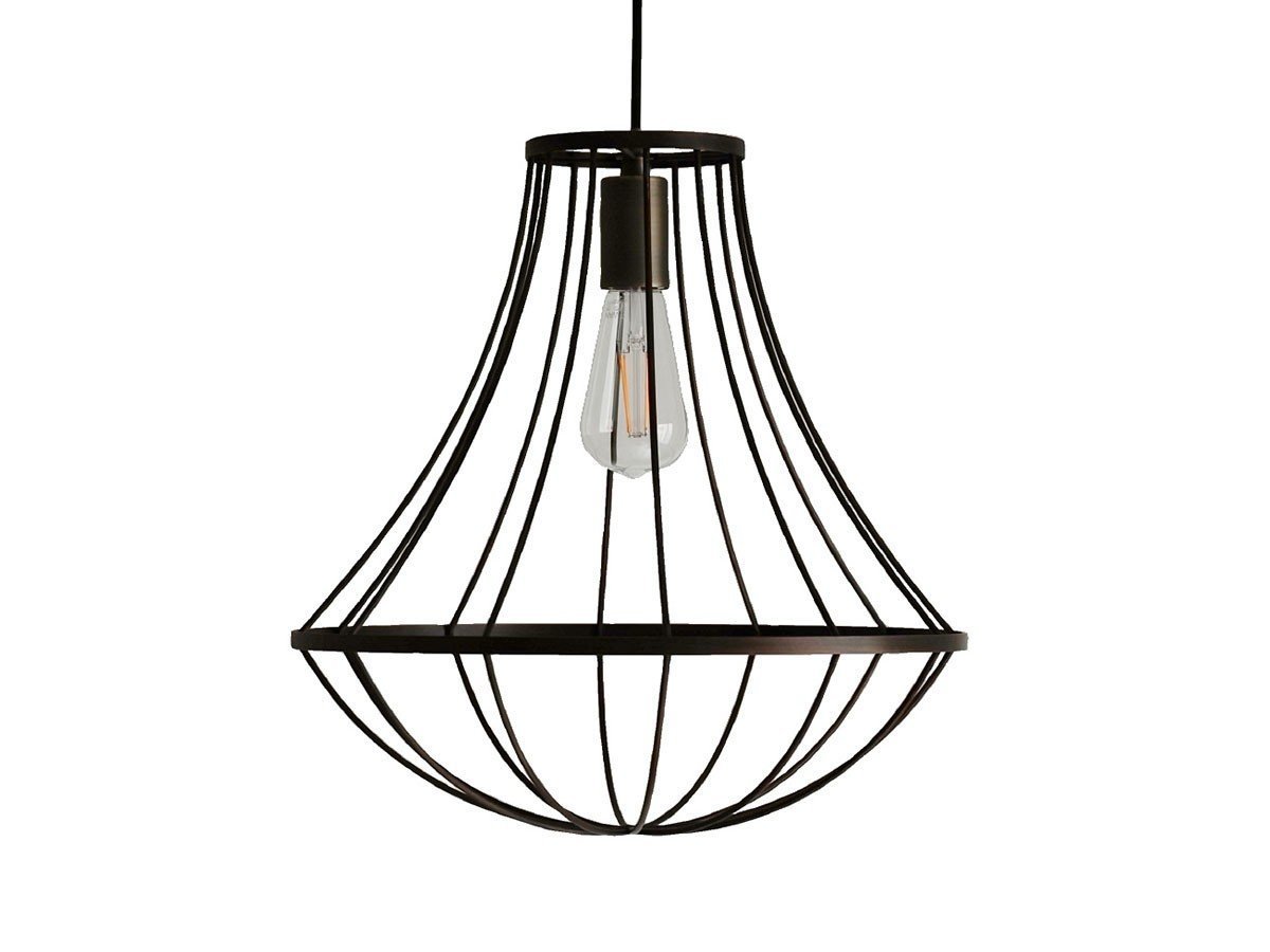 【フライミー ブラン/FLYMEe Blanc / GOODS】のPendant Lamp / ペンダントランプ #12691 インテリア・キッズ・メンズ・レディースファッション・服の通販 founy(ファニー) 　送料無料　Free Shipping　おすすめ　Recommended / Our Picks　シンプル　Simple, Minimal　フォルム　Silhouette, Form　フレーム　Frame, Outline　ホーム・キャンプ・アウトドア・お取り寄せ　Home Living / Home & Lifestyle / Camping Gear / Outdoor Camping　家具・インテリア　Home Furniture & Interior. Stylish & Functional Living Spaces　ライト・照明　Lamps & Lighting Fixtures　ペンダントライト・吊り下げ照明　Pendant Light / Hanging Light Fixture　アンティークブラウン、付属電球:LED電球|ID: prp329100000010457 ipo3291000000036536034