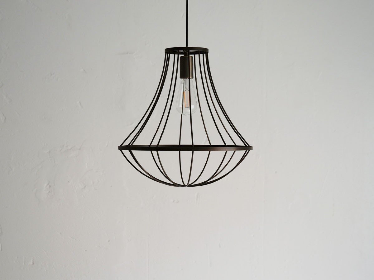 【フライミー ブラン/FLYMEe Blanc / GOODS】のPendant Lamp / ペンダントランプ #12691 インテリア・キッズ・メンズ・レディースファッション・服の通販 founy(ファウニー) 　送料無料　Free Shipping　おすすめ　Recommended / Our Picks　シンプル　Simple, Minimal　フォルム　Silhouette, Form　フレーム　Frame, Outline　ホーム・キャンプ・アウトドア・お取り寄せ　Home Living / Home & Lifestyle / Camping Gear / Outdoor Camping　家具・インテリア　Home Furniture & Interior. Stylish & Functional Living Spaces　ライト・照明　Lamps & Lighting Fixtures　ペンダントライト・吊り下げ照明　Pendant Light / Hanging Light Fixture　アンティークブラウン、付属電球:LED電球|ID: prp329100000010457 ipo3291000000037076184