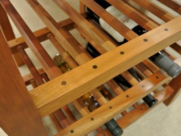 【ジョン ケリー/JOHN KELLY / GOODS】のJ1 WINE RACK-DOUBLE / J1 ワインラック-ダブル 人気、トレンドファッション・服の通販 founy(ファニー) 　送料無料　Free Shipping　スピンドル　Spindle　スマート　Smart　ダブル　Double　人気　Popularity　ホーム・キャンプ・アウトドア・お取り寄せ　Home,Garden,Outdoor,Camping Gear　家具・インテリア　Furniture　収納家具・キャビネット　Storage Furniture　ラック・シェルフ　Rack Shelf　other-4|ID: prp329100000010518 ipo3291000000031499189