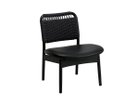 【アリアケ/ARIAKE / GOODS】のSaga Low Chair / サガ ローチェア 張地:ブラック(レザー / ミドリ)、フレーム:スミアッシュ|ID: prp329100000010566 ipo3291000000030217351