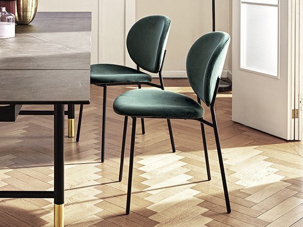 【カリガリス/Calligaris / GOODS】のINES / イネス CS/2004 人気、トレンドファッション・服の通販 founy(ファニー) 　送料無料　Free Shipping　フレーム　Flame　ベルベット　Velvet　モダン　Modern　ホーム・キャンプ・アウトドア・お取り寄せ　Home,Garden,Outdoor,Camping Gear　家具・インテリア　Furniture　チェア・椅子　Chair　ダイニングチェア　Dining Chair　other-5|ID: prp329100000010574 ipo3291000000031465957