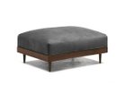 【マスターウォール/MASTERWAL / GOODS】のHEAVEN 950 OTTOMAN / ヘヴン 950 オットマン サイズ:幅90 × 奥行70cm、張地:ルクソール スチール(ファブリック3)、フレーム:ウォールナ|ID: prp329100000010601 ipo3291000000030176242