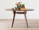【ヒラシマ/HIRASHIMA / GOODS】のAGILE Circle Dining Table / アジレ サークルダイニングテーブル 人気、トレンドファッション・服の通販 founy(ファニー) コンパクト Compact, Small Size テーブル Table, Dining Table パーティ Party, Party Style ラウンド Round, Round Neck エレガント 上品 Elegant ホーム・キャンプ・アウトドア・お取り寄せ Home Living / Home & Lifestyle / Camping Gear / Outdoor Camping 家具・インテリア Home Furniture & Interior. Stylish & Functional Living Spaces テーブル Dining, Coffee & Side Tables ダイニングテーブル・食卓テーブル Dining Tables thumbnail ウッド:ウォールナット、サイズ:直径133cm|ID: prp329100000010636 ipo3291000000036819920