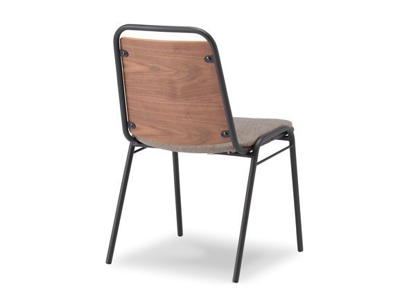 【フライミーパーラー/FLYMEe Parlor / GOODS】のChair / チェア f70256(板座) インテリア・キッズ・メンズ・レディースファッション・服の通販 founy(ファニー) 　送料無料　Free Shipping　おすすめ　Recommended / Our Picks　シルバー　Silver, Metallic Silver　スタイリッシュ　Stylish, Fashionable　ホーム・キャンプ・アウトドア・お取り寄せ　Home Living / Home & Lifestyle / Camping Gear / Outdoor Camping　家具・インテリア　Home Furniture & Interior. Stylish & Functional Living Spaces　チェア・椅子　Seating & Chairs　ダイニングチェア・木製チェア　Dining Chairs　背面イメージ|ID: prp329100000010699 ipo3291000000030208745