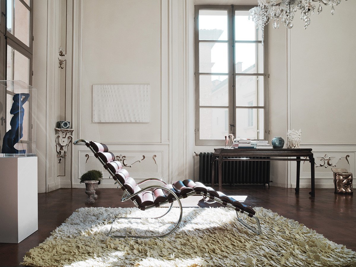 【ノル/Knoll / GOODS】のMies van der Rohe Collection MR Adjustable Chaise Lounge / ミース ファン デル ローエ コレクション MR アジャスタブル シェーズラウンジ 人気、トレンドファッション・服の通販 founy(ファニー) 　エレガント 上品　Elegant　クッション　Cushion　コレクション　Collection　フォルム　Form　フレーム　Flame　ホーム・キャンプ・アウトドア・お取り寄せ　Home,Garden,Outdoor,Camping Gear　家具・インテリア　Home Furniture & Interior. Stylish & Functional Living Spaces　チェア・椅子　Chair　リクライニングチェア　Recliner Chair　other-3|ID: prp329100000010763 ipo3291000000031548390