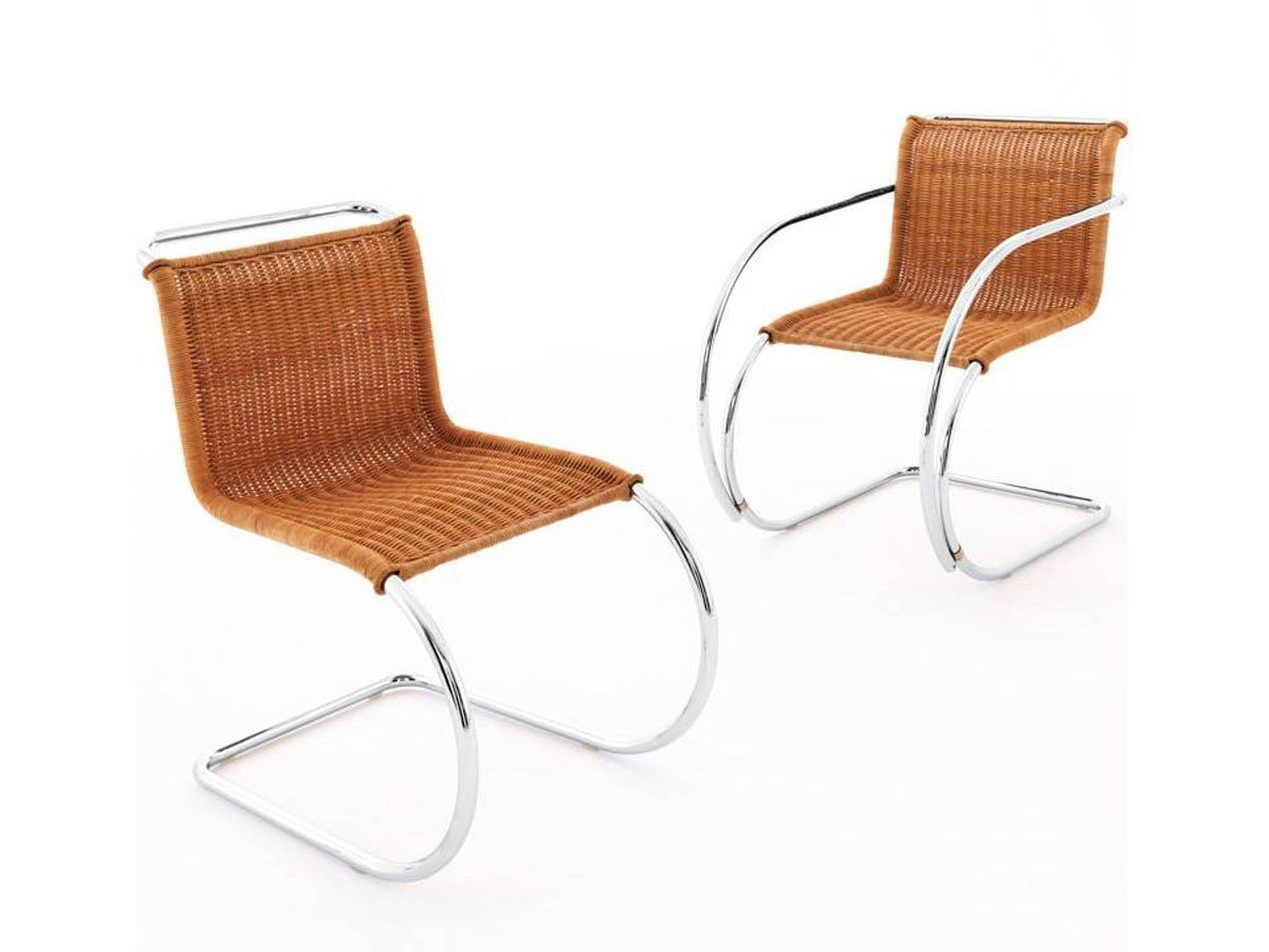 【ノル/Knoll / GOODS】のMies van der Rohe Collection MR Chair with Arms / ミース ファン デル ローエ コレクション MR チェア アーム付(籐張り) 人気、トレンドファッション・服の通販 founy(ファニー) 　送料無料　Free Shipping　クラシック　Classic, Timeless Style　コレクション　Collection, Seasonal Line　ホーム・キャンプ・アウトドア・お取り寄せ　Home Living / Home & Lifestyle / Camping Gear / Outdoor Camping　家具・インテリア　Home Furniture & Interior. Stylish & Functional Living Spaces　チェア・椅子　Seating & Chairs　ダイニングチェア・木製チェア　Dining Chairs　other-3|ID: prp329100000010764 ipo3291000000031484193