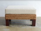 【カジャ/KAJA / GOODS】のFARGO Ottoman / ファーゴ オットマン Sサイズ フレームにはアジアン素材であるバナナリーフを使用。|ID: prp329100000010878 ipo3291000000031700525