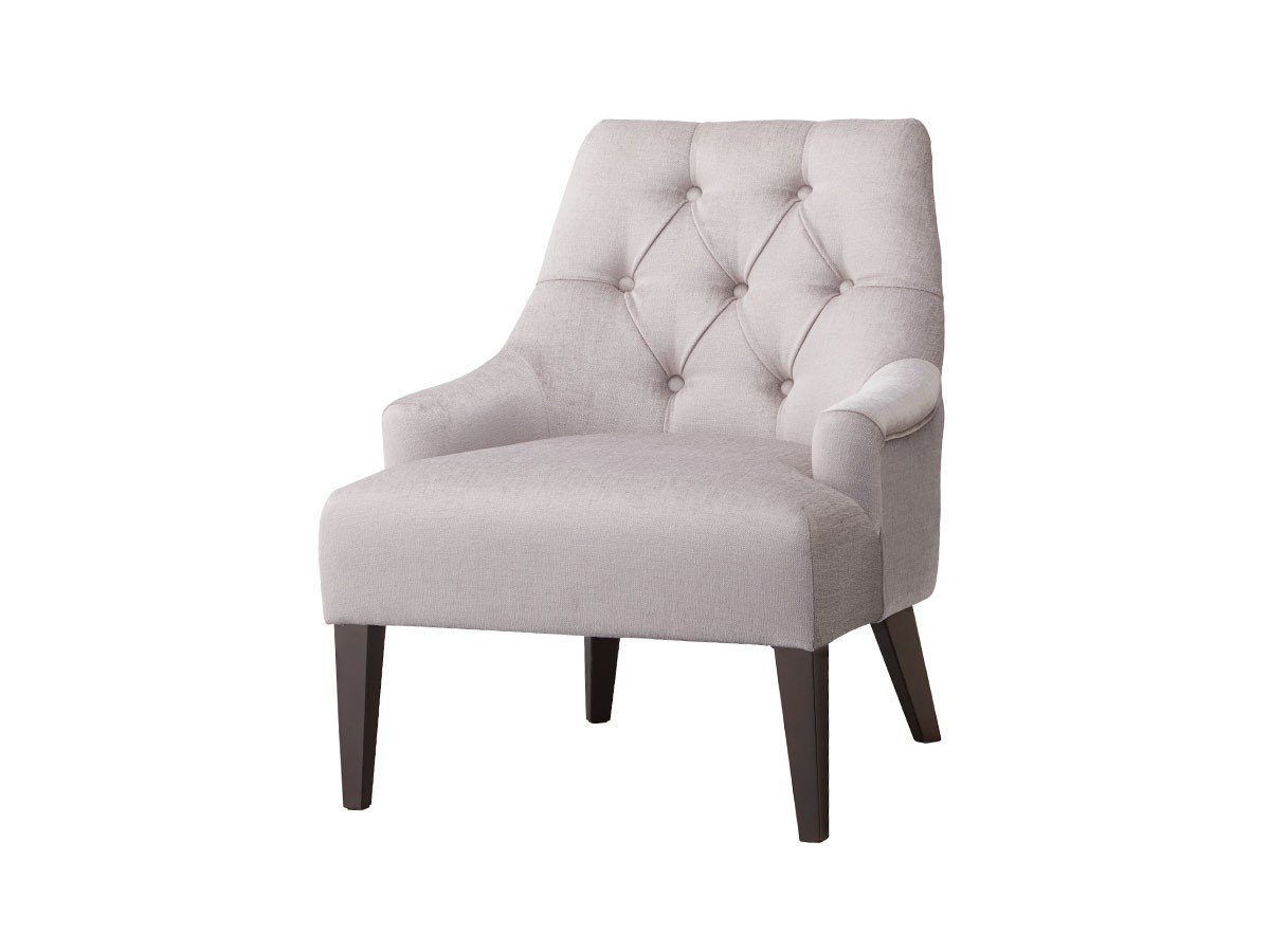 【フライミー ブラン/FLYMEe Blanc / GOODS】のLOUNGE CHAIR / ラウンジチェア n5933 インテリア・キッズ・メンズ・レディースファッション・服の通販 founy(ファニー) 　エレガント 上品　Elegant　クラシカル　Classical, Vintage-Inspired　スマート　Smart, Elegant　モダン　Modern, Contemporary　ラグジュアリー　Luxury, Elegant　ホーム・キャンプ・アウトドア・お取り寄せ　Home Living / Home & Lifestyle / Camping Gear / Outdoor Camping　家具・インテリア　Home Furniture & Interior. Stylish & Functional Living Spaces　チェア・椅子　Seating & Chairs　ラウンジチェア・リクライナー　Lounge Chairs / Recliners　張地:フィル グレージュ(Cランク)、脚部ダークブラウン|ID: prp329100000010905 ipo3291000000033344124
