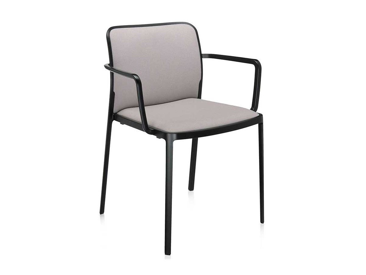 【カルテル/Kartell / GOODS】のAUDREY SOFT / オードリーソフトアーム トレヴィラ(ブラックフレーム) インテリア・キッズ・メンズ・レディースファッション・服の通販 founy(ファニー) 　送料無料　Free Shipping　ファブリック　Fabric, Textile　フレーム　Frame, Outline　ホーム・キャンプ・アウトドア・お取り寄せ　Home Living / Home & Lifestyle / Camping Gear / Outdoor Camping　家具・インテリア　Home Furniture & Interior. Stylish & Functional Living Spaces　チェア・椅子　Seating & Chairs　ダイニングチェア・木製チェア　Dining Chairs　張地:ベージュ|ID: prp329100000010907 ipo3291000000035891628