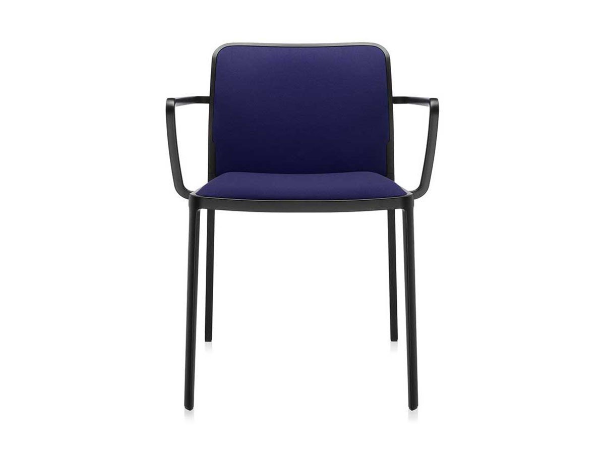 【カルテル/Kartell / GOODS】のAUDREY SOFT / オードリーソフトアーム トレヴィラ(ブラックフレーム) インテリア・キッズ・メンズ・レディースファッション・服の通販 founy(ファニー) 　送料無料　Free Shipping　ファブリック　Fabric, Textile　フレーム　Frame, Outline　ホーム・キャンプ・アウトドア・お取り寄せ　Home Living / Home & Lifestyle / Camping Gear / Outdoor Camping　家具・インテリア　Home Furniture & Interior. Stylish & Functional Living Spaces　チェア・椅子　Seating & Chairs　ダイニングチェア・木製チェア　Dining Chairs　張地:ブルー|ID: prp329100000010907 ipo3291000000035891640