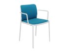 【カルテル/Kartell / GOODS】のAUDREY SOFT / オードリーソフトアーム トレヴィラ(ホワイトフレーム) 張地:ティール|ID:prp329100000010908