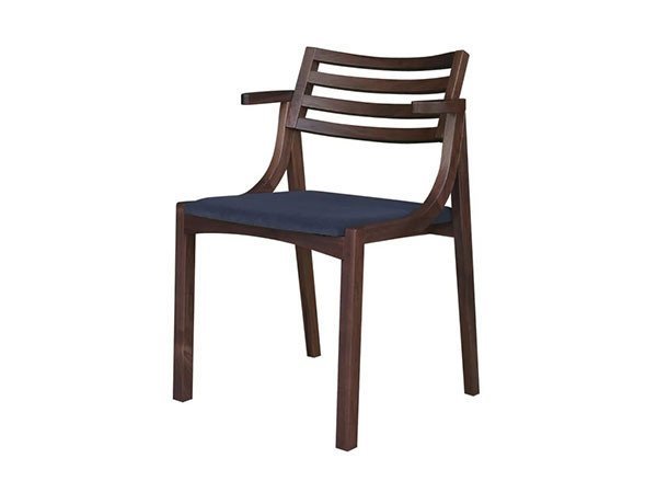 【リアルスタイル/REAL STYLE / GOODS】のLEPUS chair II / レプス チェア 格子背 II インテリア・キッズ・メンズ・レディースファッション・服の通販 founy(ファニー) 　送料無料　Free Shipping　クッション　Cushion　スタンダード　Standard　テーブル　Table　軽量　Lightweight　ホーム・キャンプ・アウトドア・お取り寄せ　Home,Garden,Outdoor,Camping Gear　家具・インテリア　Furniture　チェア・椅子　Chair　ダイニングチェア　Dining Chair　フレーム:ウォールナット|ID: prp329100000010933 ipo3291000000007925197