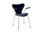【フリッツ ハンセン/FRITZ HANSEN / GOODS】のSERIES 7 / セブンチェア フルパディング アームチェア ベルベット 3207 張地:BELFAST ミッドナイトブルー(カテゴリー1)、脚部:クローム仕上|ID: prp329100000010939 ipo3291000000033451712