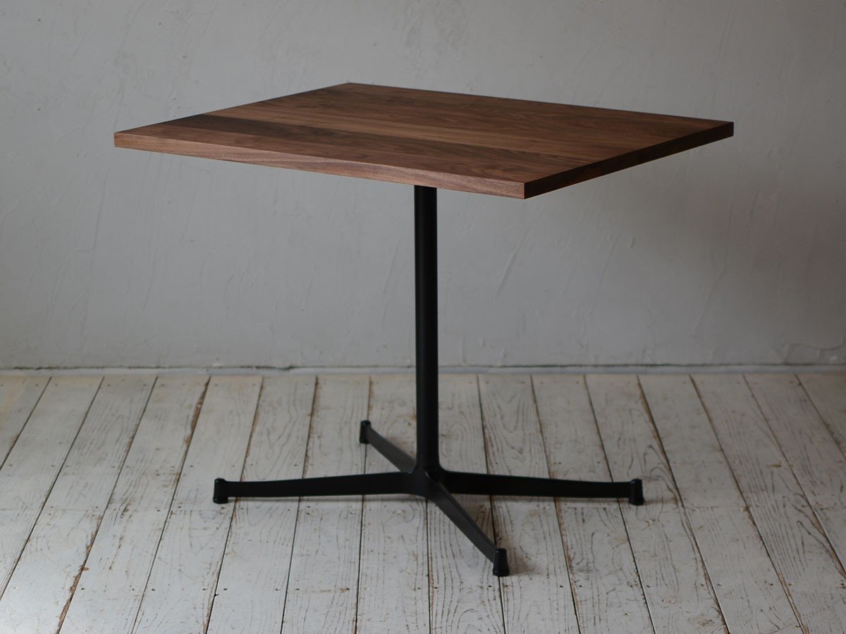 【グリニッチ オリジナル ファニチャー/greeniche original furniture / GOODS】のCafe Table / カフェテーブル 800 × 600 / 900 × 700 インテリア・キッズ・メンズ・レディースファッション・服の通販 founy(ファニー) 　オイル　Oil　スタンダード　Standard　センター　Center　テーブル　Table　人気　Popularity　おすすめ　Recommend　ホーム・キャンプ・アウトドア・お取り寄せ　Home,Garden,Outdoor,Camping Gear　家具・インテリア　Furniture　テーブル　Table　カフェテーブル　Cafe Table　天板ウッド:ウォルナット、脚部ブラック、サイズ:幅90 × 奥行70 × 高さ72.5cm|ID: prp329100000010948 ipo3291000000019322289