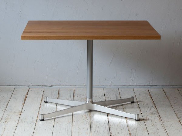 【グリニッチ オリジナル ファニチャー/greeniche original furniture / GOODS】のCafe Table / カフェテーブル 800 × 600 / 900 × 700 インテリア・キッズ・メンズ・レディースファッション・服の通販 founy(ファニー) 　オイル　Oil　スタンダード　Standard　センター　Center　テーブル　Table　人気　Popularity　おすすめ　Recommend　ホーム・キャンプ・アウトドア・お取り寄せ　Home,Garden,Outdoor,Camping Gear　家具・インテリア　Furniture　テーブル　Table　カフェテーブル　Cafe Table　天板ウッド:レッドオーク、脚部シルバー|ID: prp329100000010948 ipo3291000000019322309